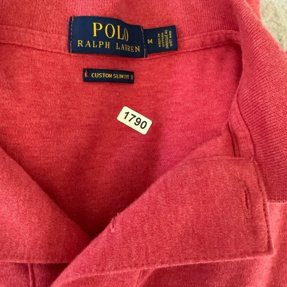 Ralph Lauren Polo Custom Slim Fit Coral M